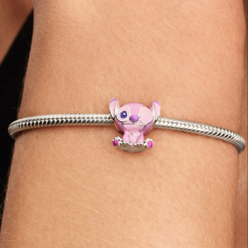 Disney Lilo & Stitch Angel Charm S925 Sterling Silver