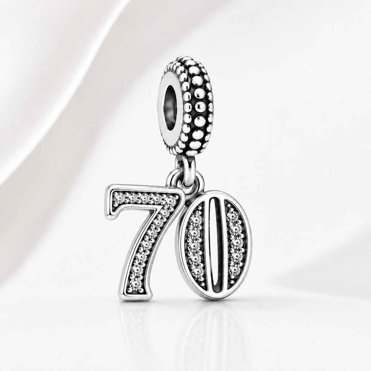 S925 Birthday Charms 15th,16th,18th,21st,30th,40th,50th,60th Serling Dangle Silver Charms