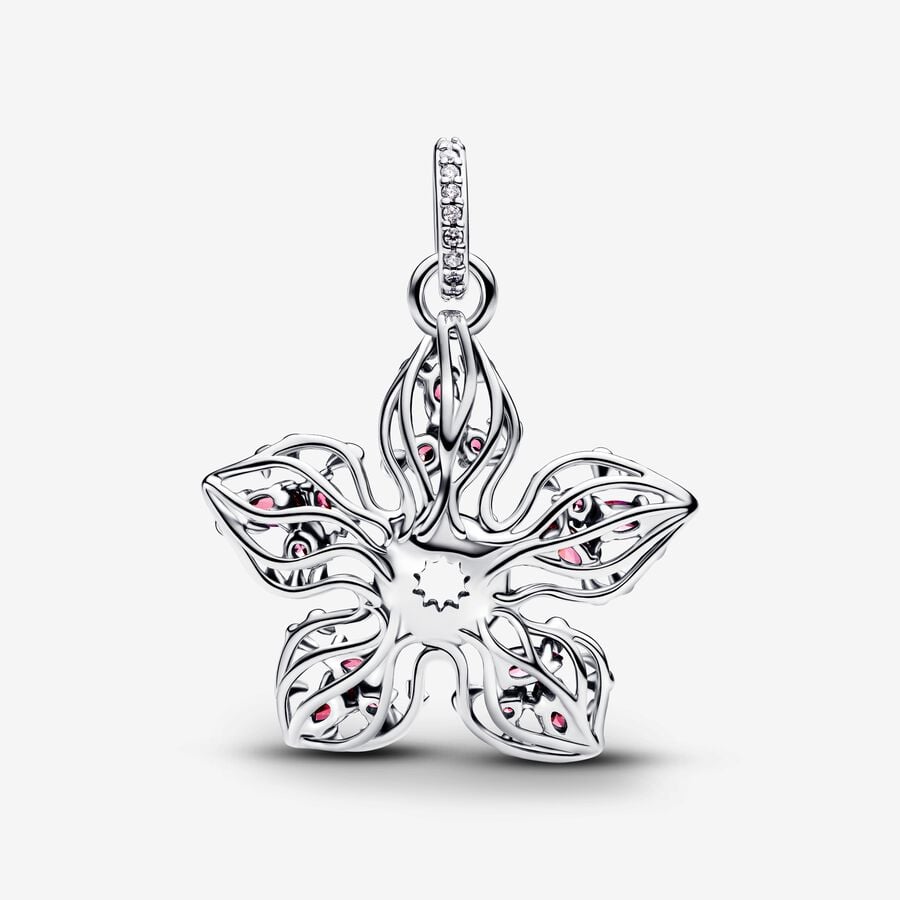 Stranger Things Demogorgon Large Dangle Charm S925 Sterling Silver
