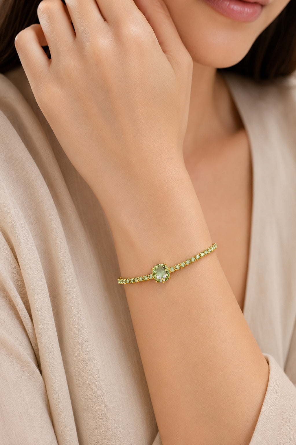 Bridgerton Butterfly Slider Tennis Bracelet S925 Sterling Silver