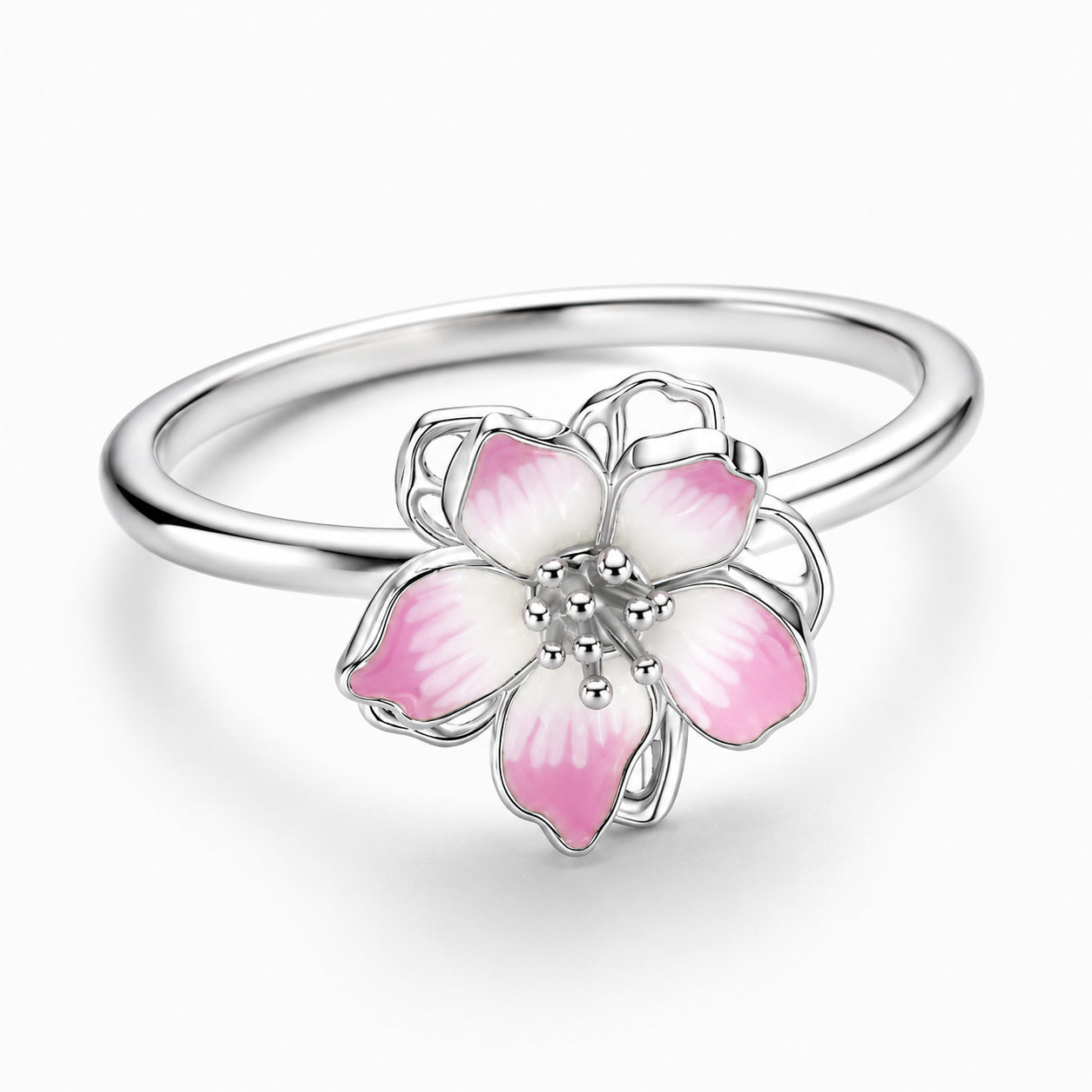 Cherry Blossom Ring S925 Sterling Silver