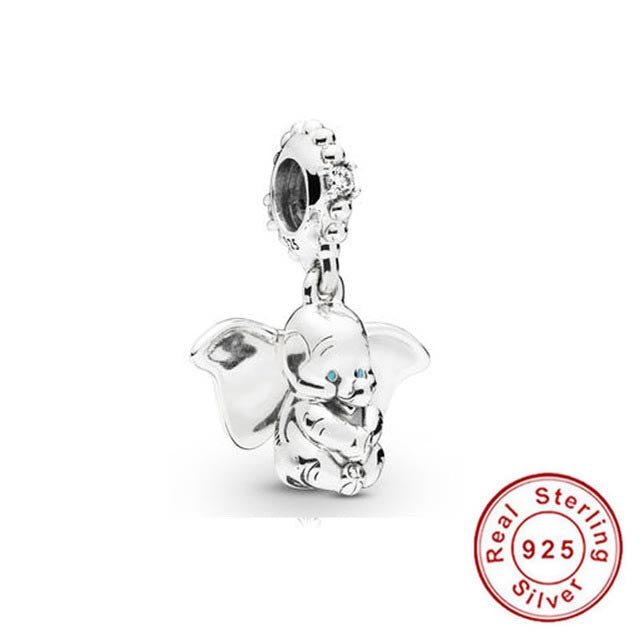 Disney Dumbo Dangle Charm S925 Sterling Silver