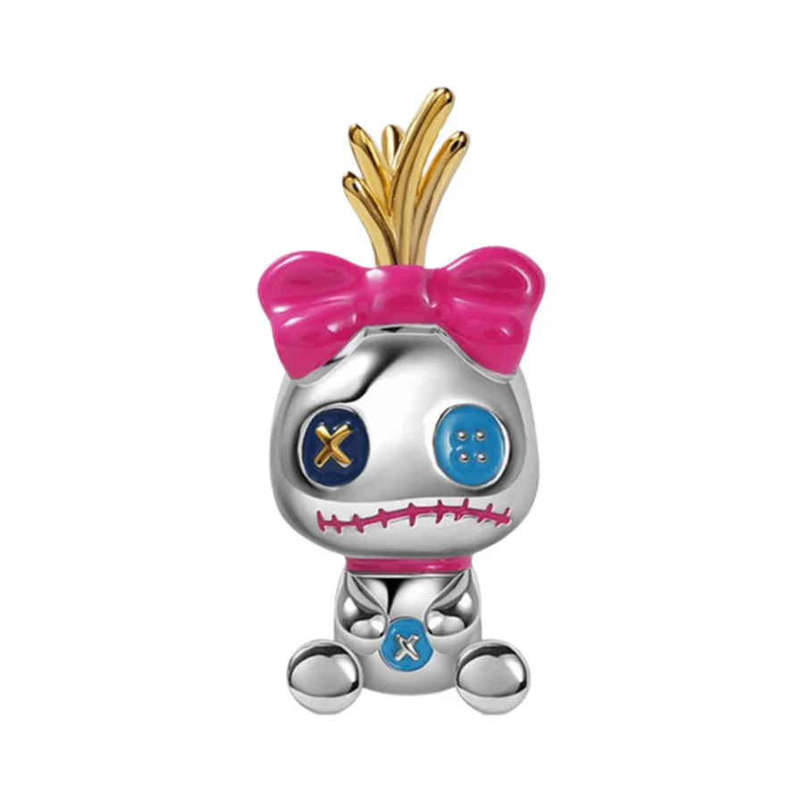Disney Lilo & Stitch Scrump the Doll Charm S925 Sterling Silver