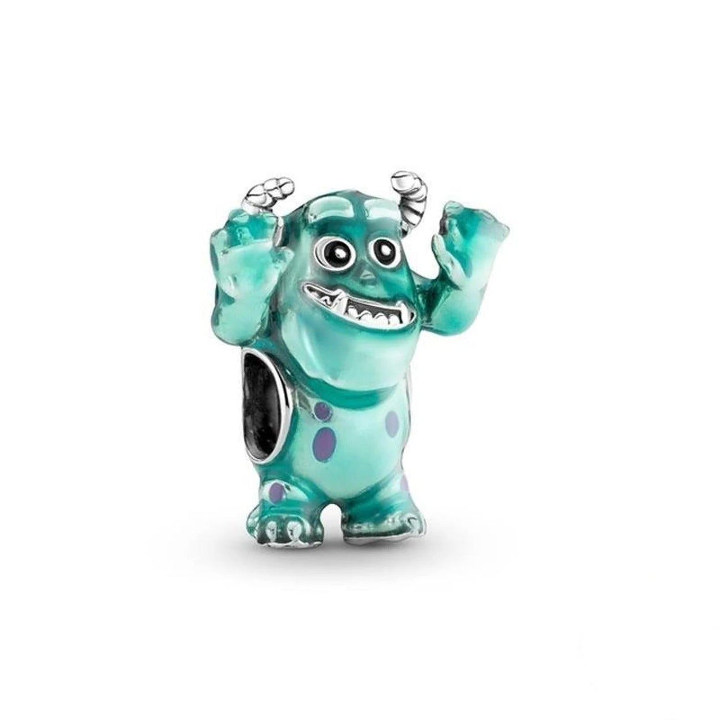 Disney Pixar Sulley Charm S925 Sterling Silver