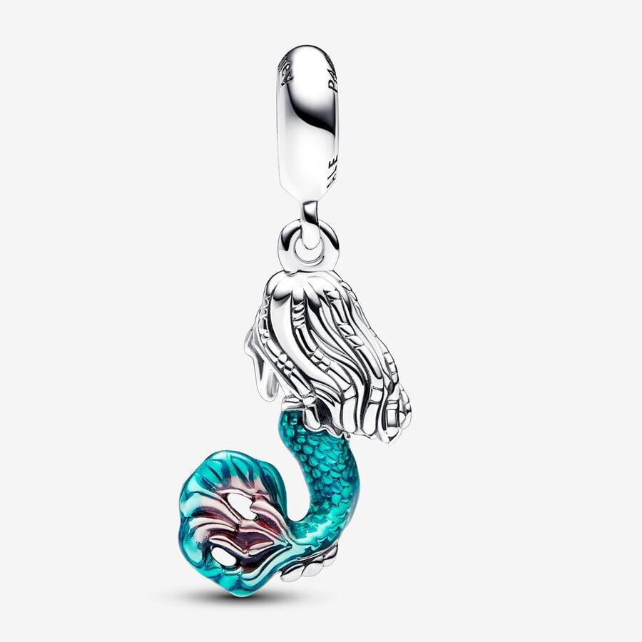 Disney The Little Mermaid Ariel Dangle Charm S925 Sterling Silver