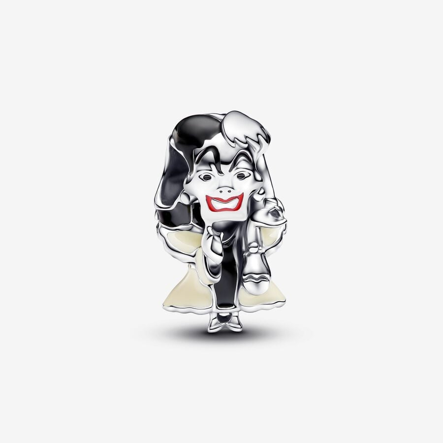 Disney Villains Cruella De Vil Charm S925 Sterling Silver