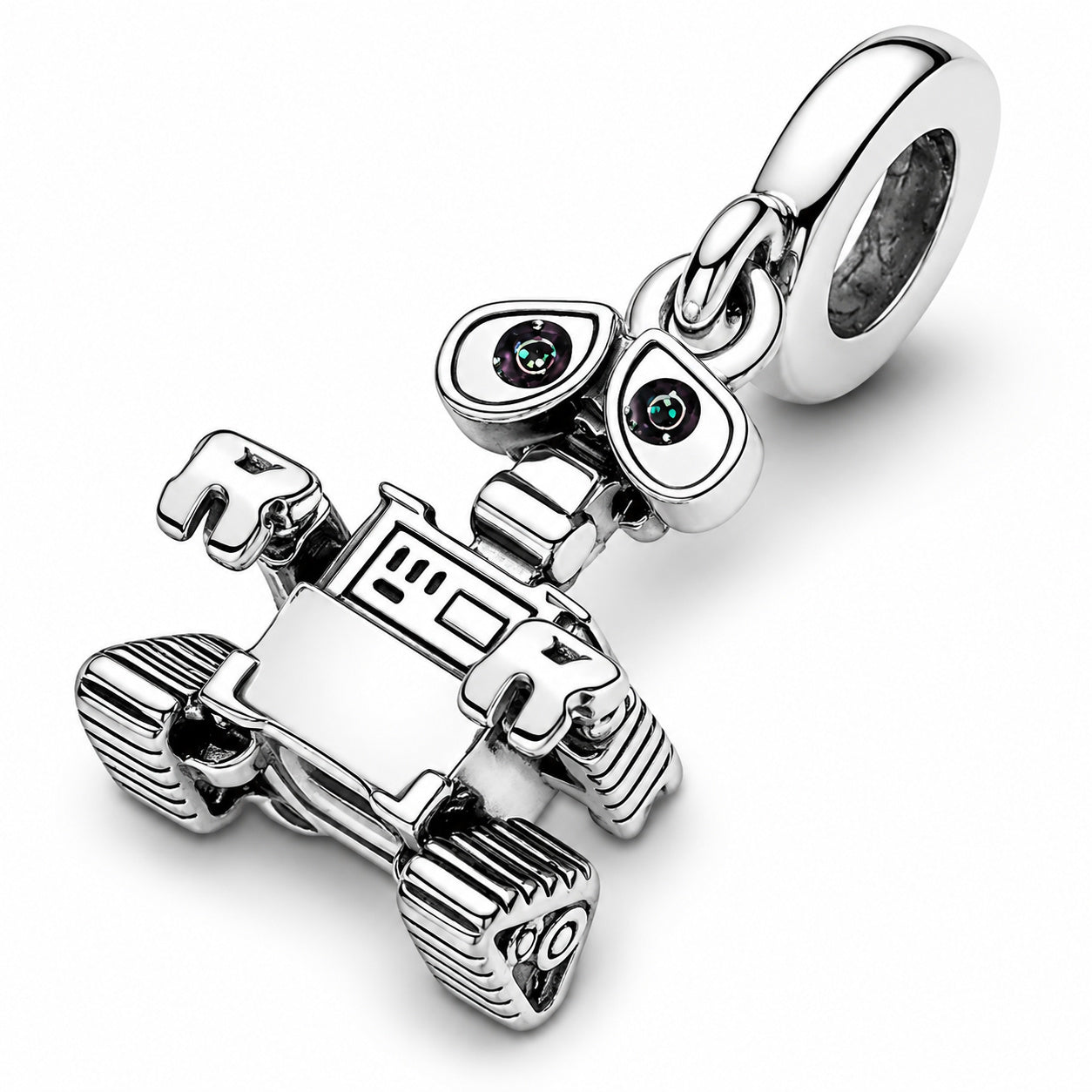 Disney Pixar Wall-E Dangle Charm S925 Sterling Silver