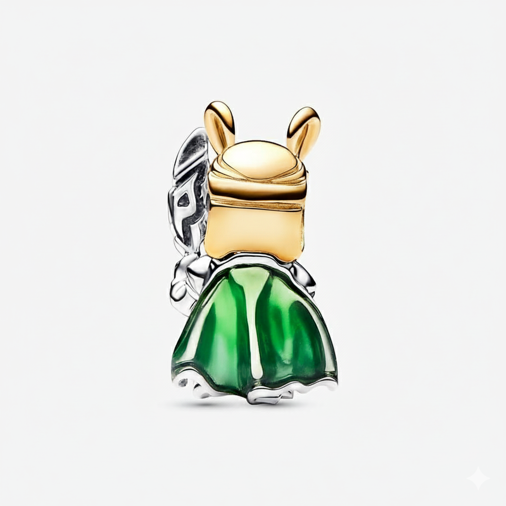 Marvel Loki Charm S925 Sterling Silver