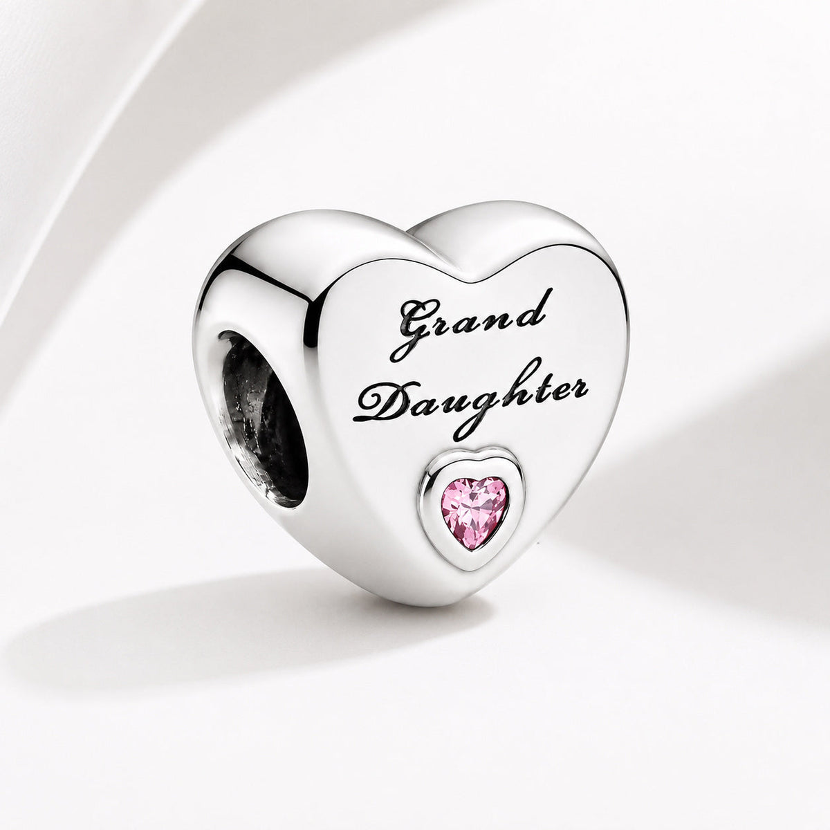 Grand Daughter Heart Charm S925 Sterling Silver