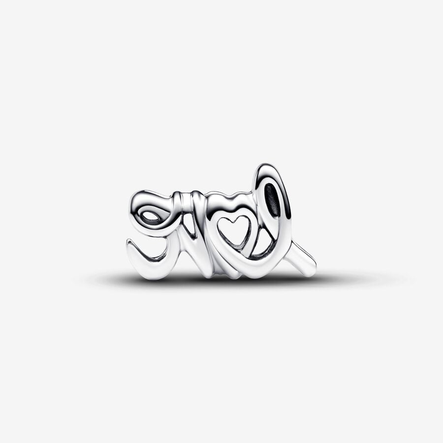 Handwritten Love Charm S925 Sterling Silver