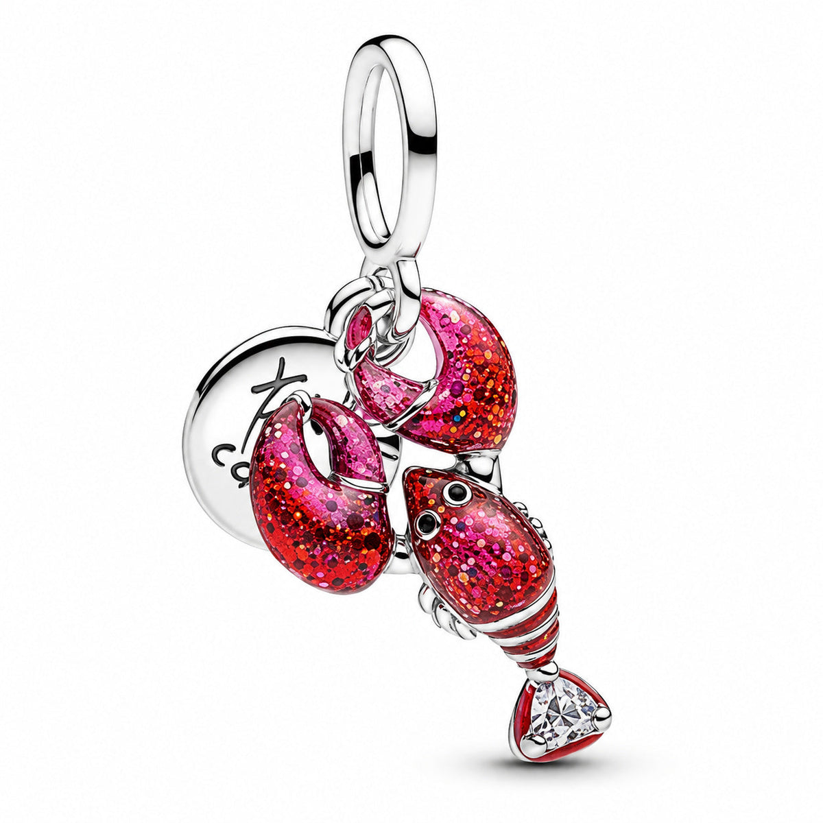 Lobster Dangle Charm S925 Sterling Silver