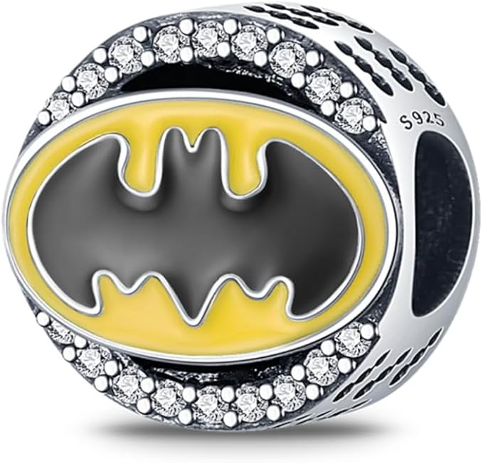 Marvel Avengers Batman Charm S925 Sterling Silver