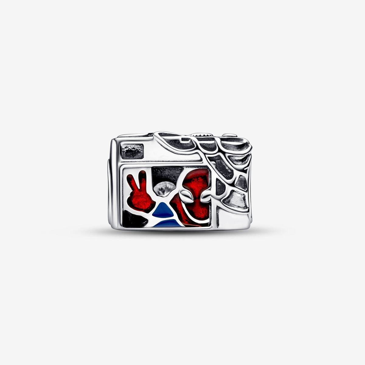 Marvel Spider-Man Camera Selfie Charm S925 Sterling Silver