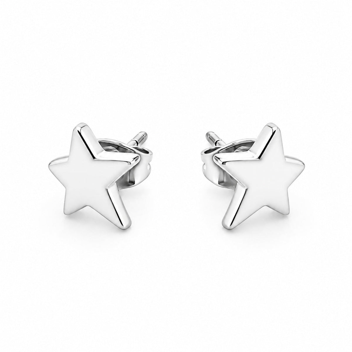 Mini Star Sterling Silver Stud Earrings