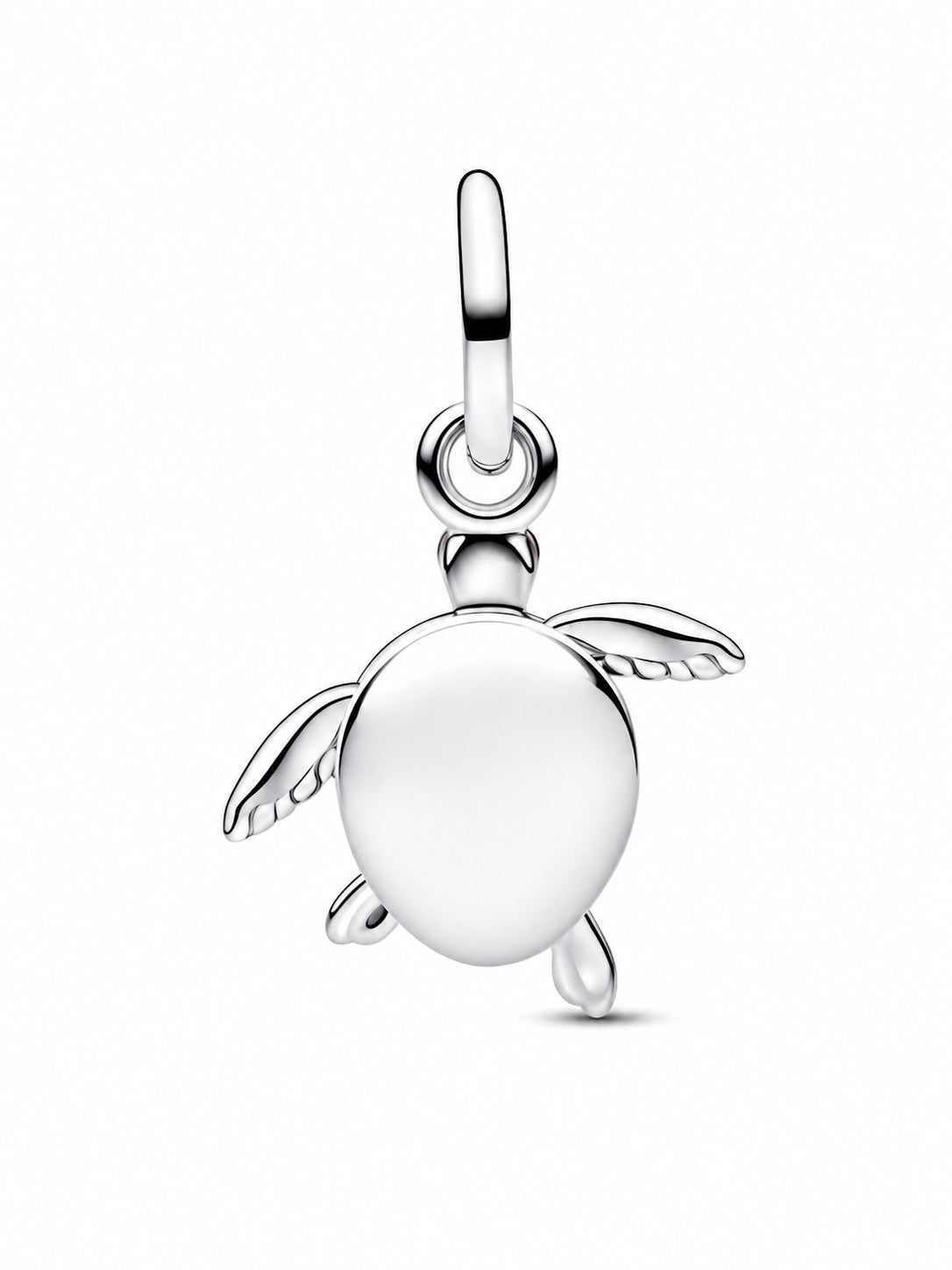 Moveable Turtle Gold-plated Dangle Charm S925 Sterling Silver