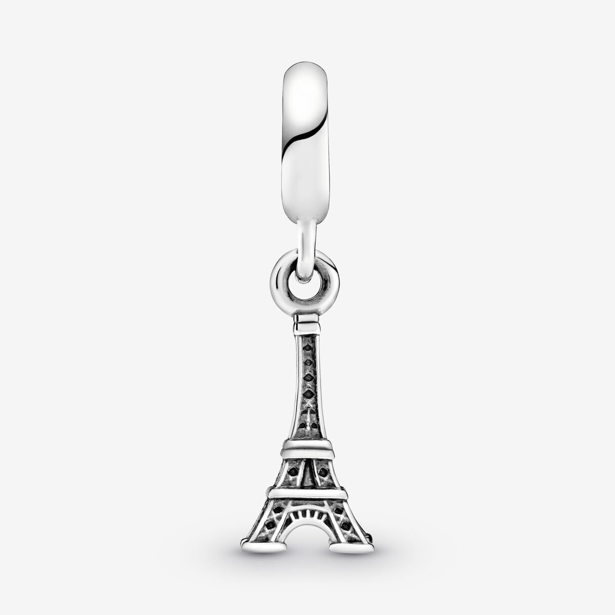 Paris Eiffel Tower Dangle Charm S925 Sterling Silver