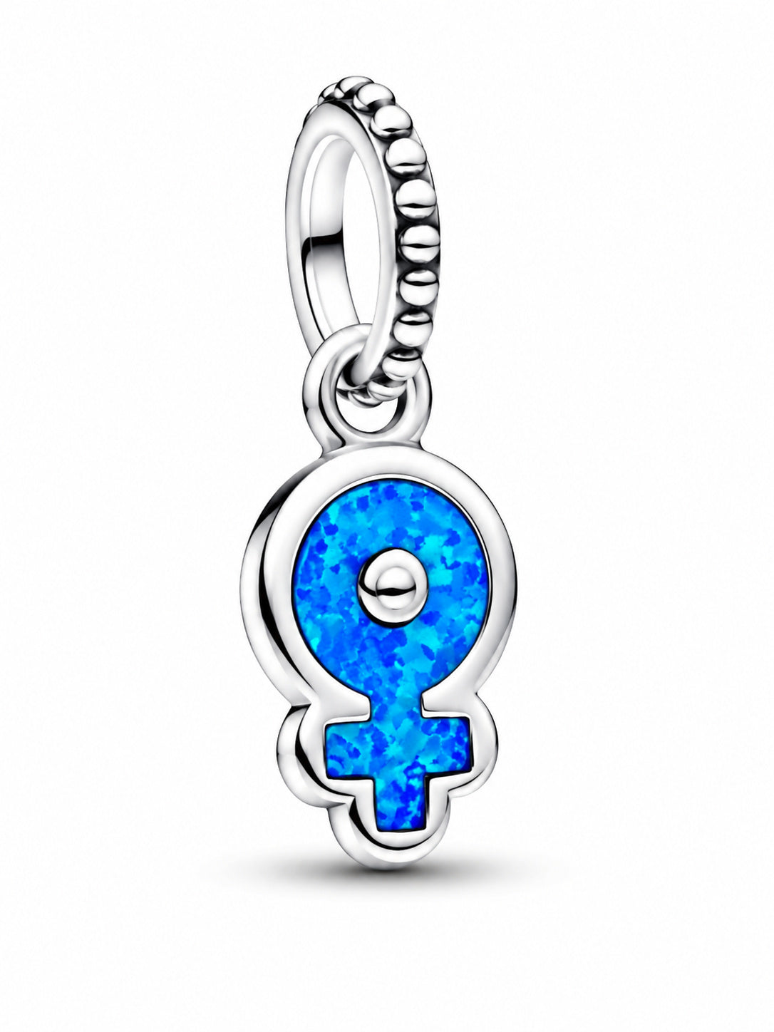 Powerful Women Opalescent Dangle Charm S925 Sterling Silver