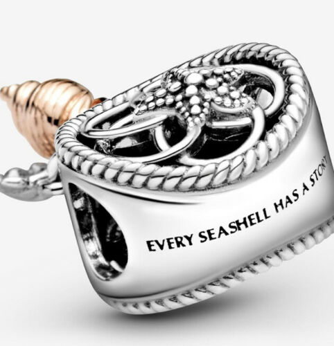 Ocean Sea Life Seashell Dreamcatcher Charm S925 Sterling Silver