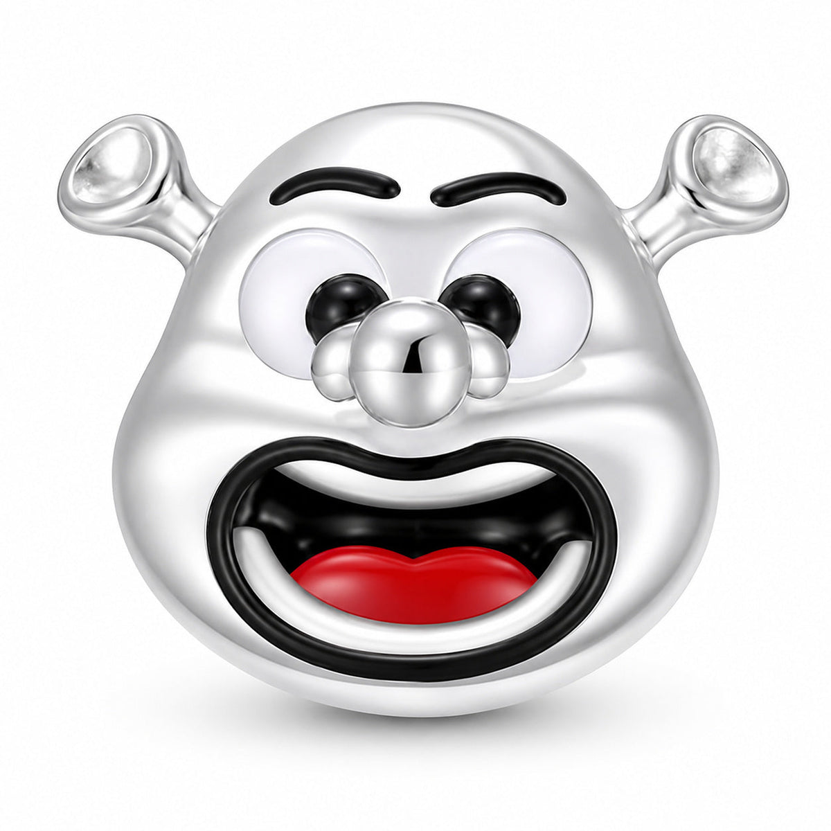 Shrek & Fiona Charm S925 Sterling Silver