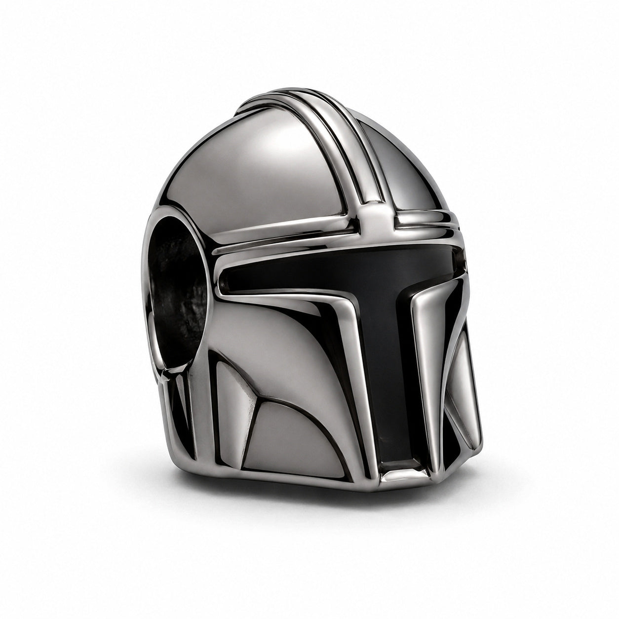 Star Wars Mandalorian Helmet Charm S925 Sterling Silver