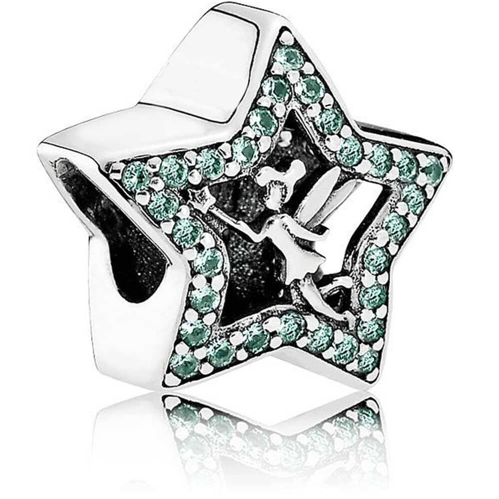 Disney Tinkerbell Star Charm S925 Sterling Silver