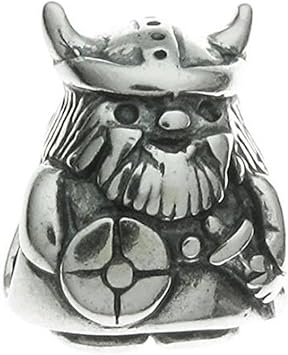 Viking Warrior Charm S925 Sterling Silver