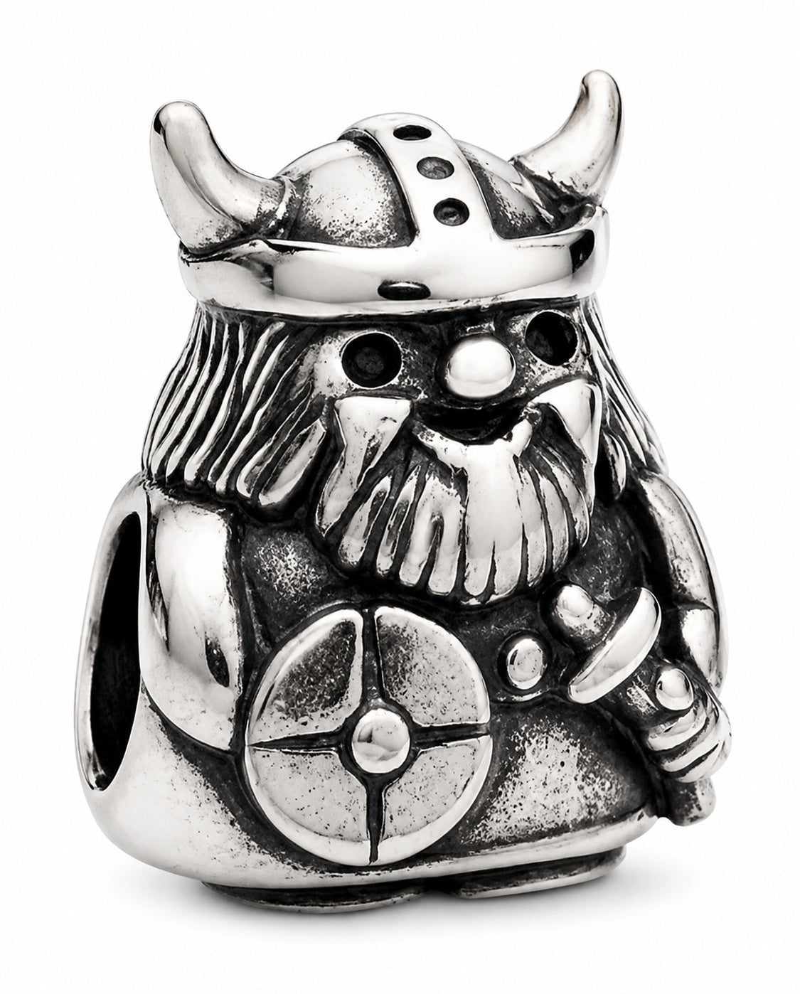 Viking Warrior Charm S925 Sterling Silver