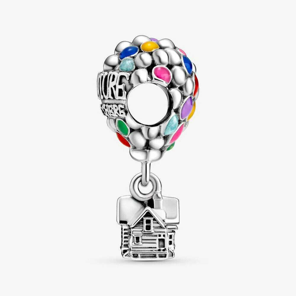 Up House Balloon Charm S925 Sterling Silver