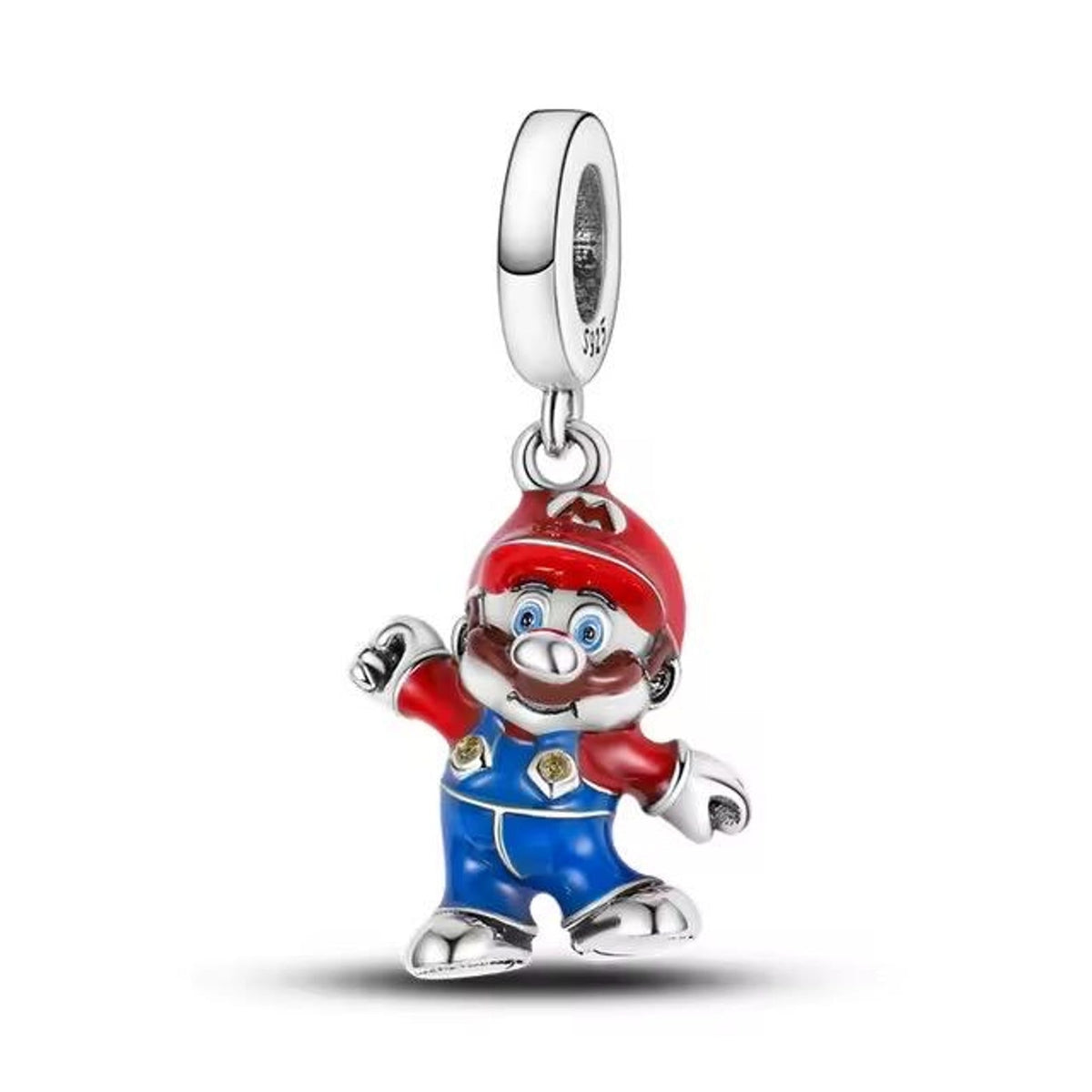 Super Mario Charm S925 Sterling Silver