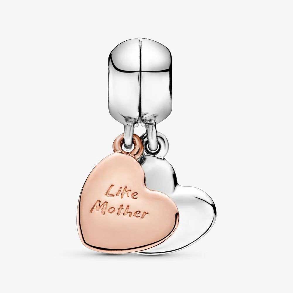 Like Mother Like Daughter Dangle Charm S925 Sterling Silver Charm