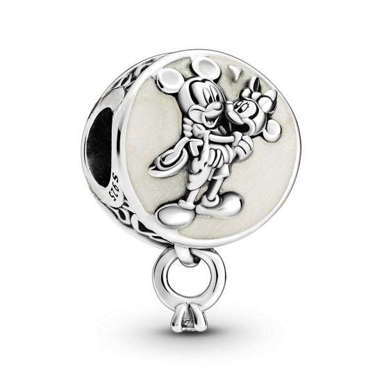 Disney Mickey Minnie Eternal Love Charm S925 Sterling Silver
