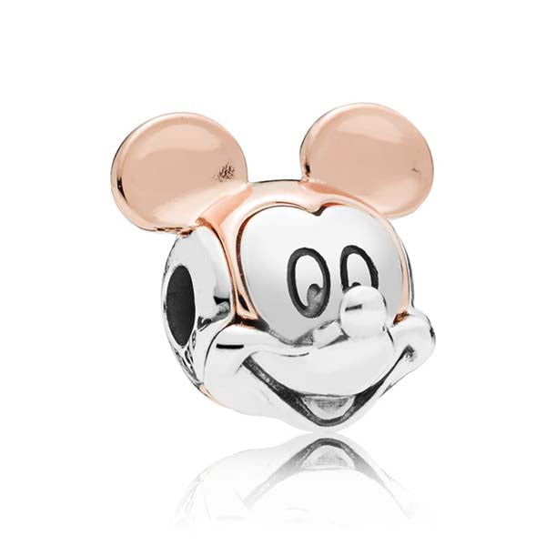 Disney Mickey Mouse Essence Charm S925 Sterling Silver