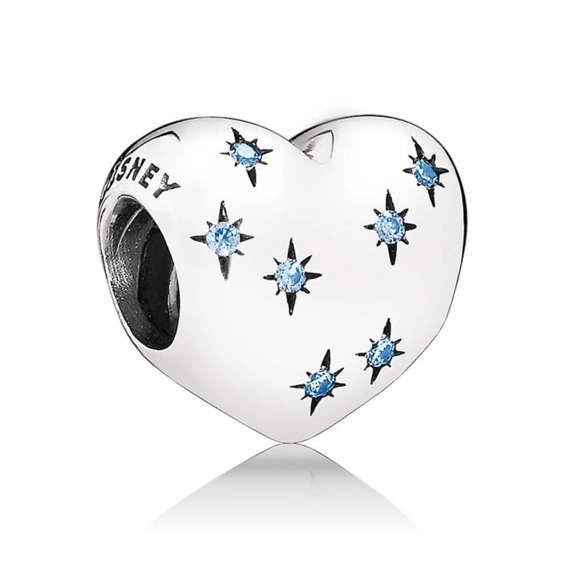 Disney Cinderella Dream Heart Charm S925 Sterling Silver