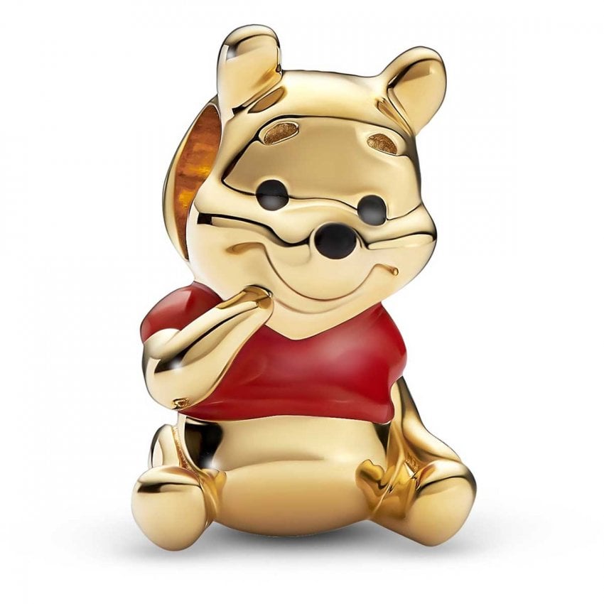 Disney Winnie the Pooh Bear Charm S925 Sterling Silver