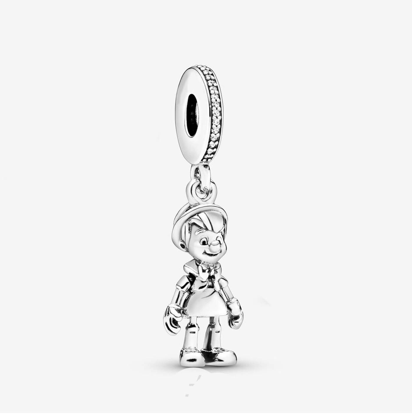 Disney Pinocchio Dangle Charm S925 Sterling Silver Charm