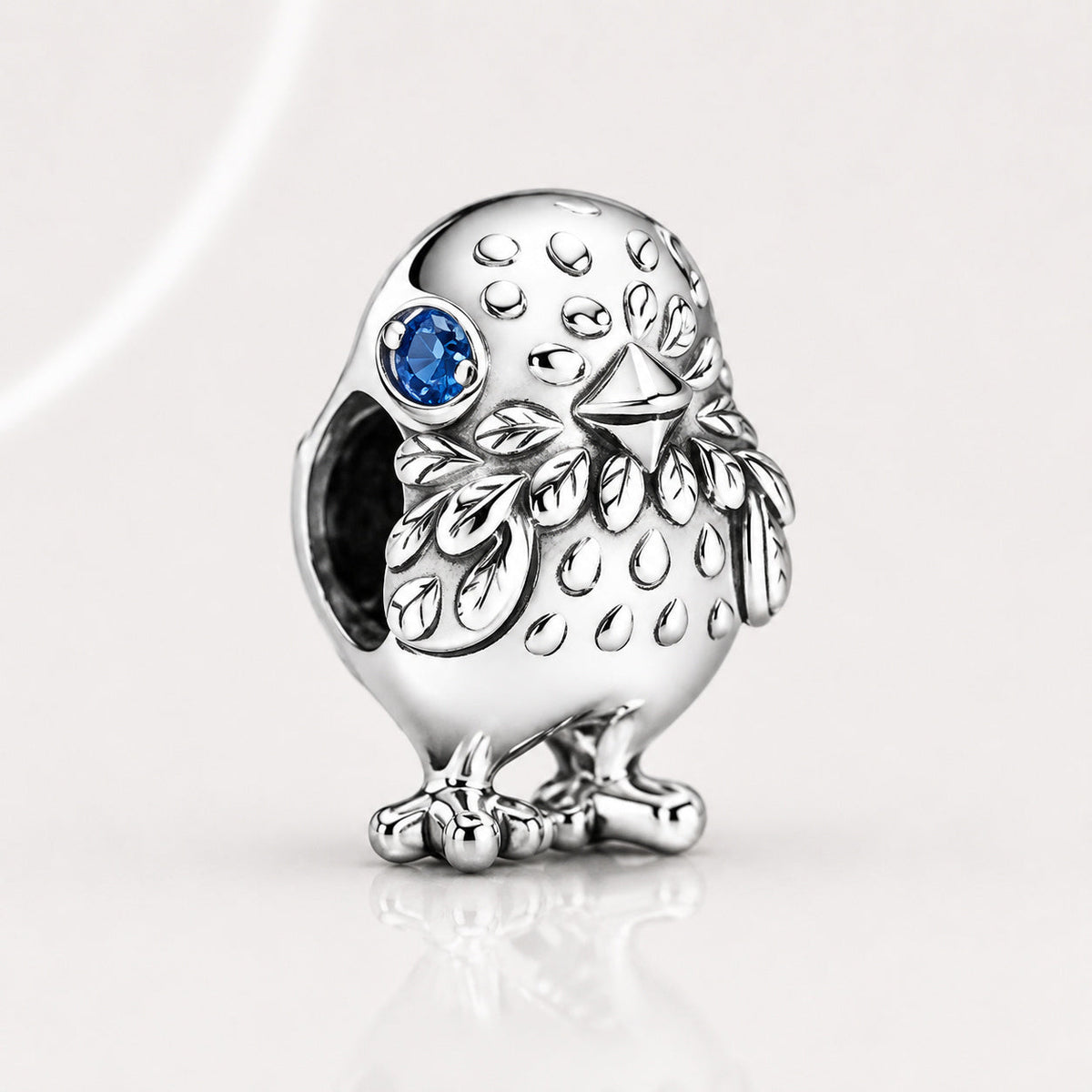 S925 Pansy Flowers Caterpillar Butterfly Regal Crown Sterling Silver Charm Collection