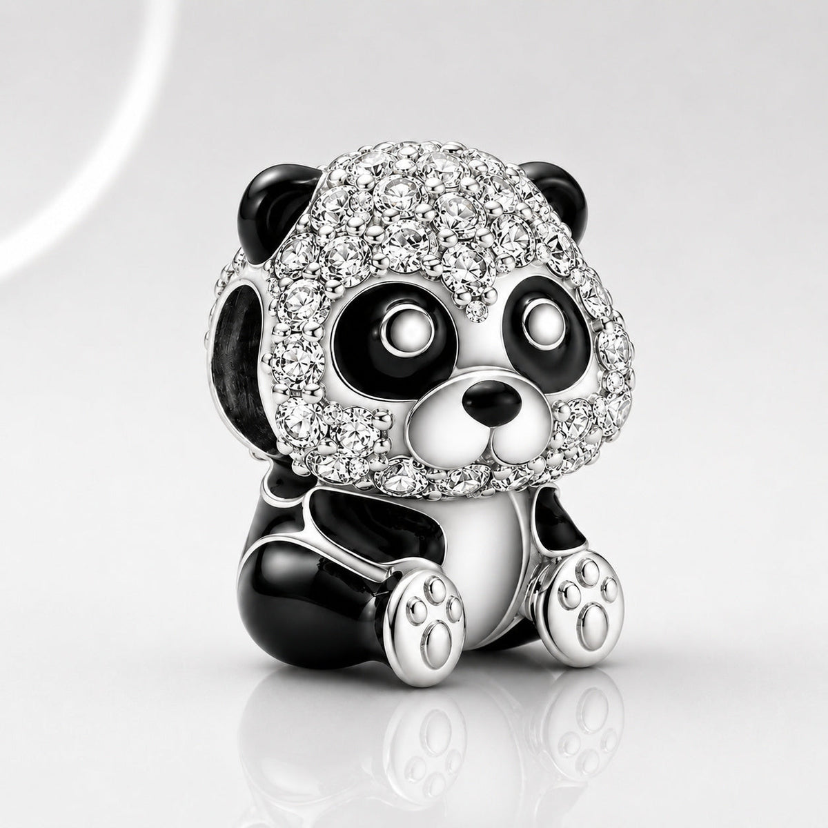 Cute Panda Charm S925 Sterling Silver