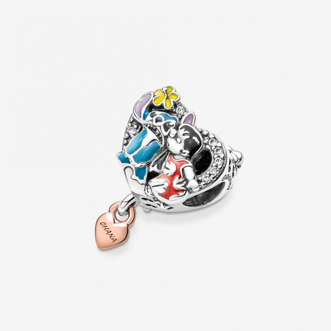 Disney Ohana Lilo & Stitch Inspired Charm S925 Sterling Silver