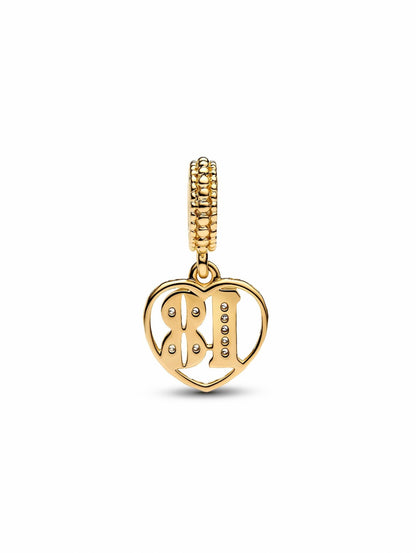 18th Celebration Dangle Charm S925 Sterling Silver