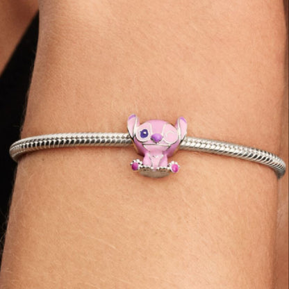 Disney Lilo & Stitch Angel Charm S925 Sterling Silver