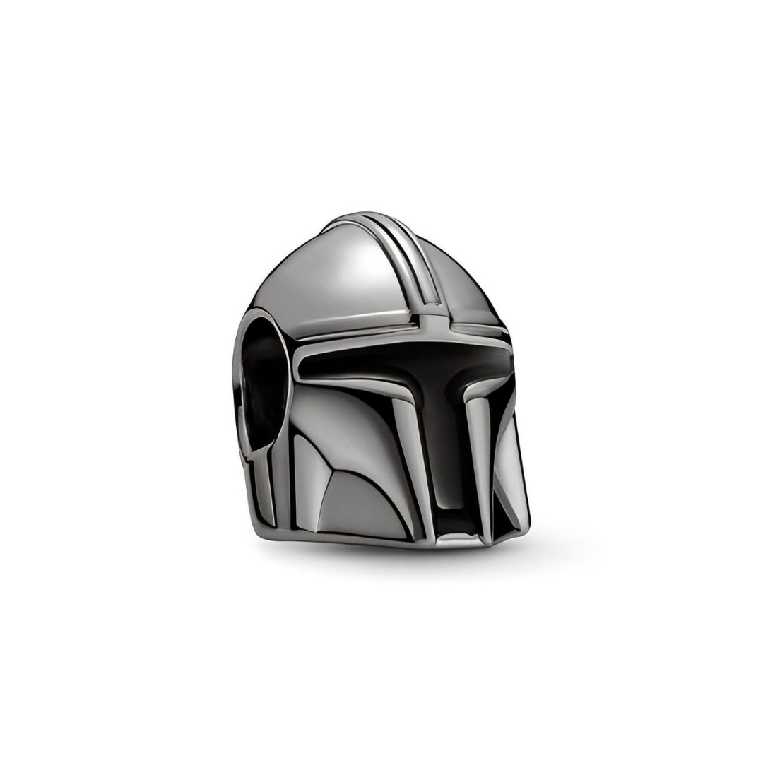 Star Wars Mandalorian Helmet Charm S925 Sterling Silver