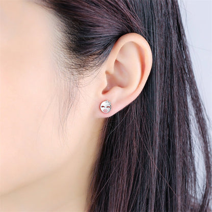 Playful Wink Sterling Silver stud Earrings