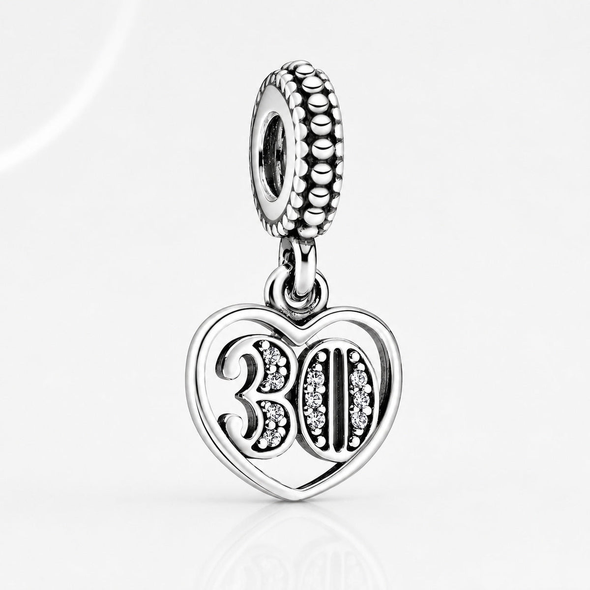 S925 Birthday Charms 15th,16th,18th,21st,30th,40th,50th,60th  Serling Dangle Silver Charms