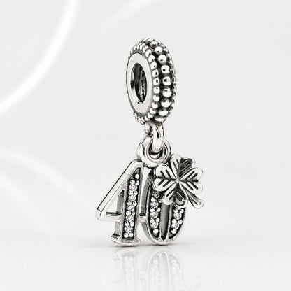 S925 Birthday Charms 15th,16th,18th,21st,30th,40th,50th,60th  Serling Dangle Silver Charms