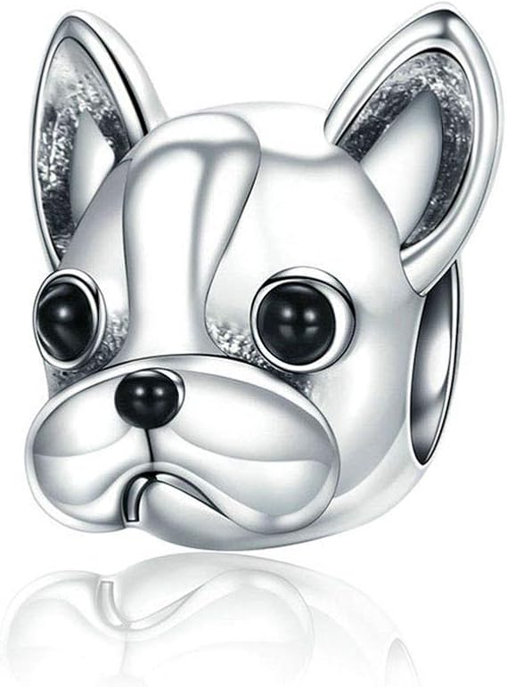 Bulldog Charm S925 Sterling Silver