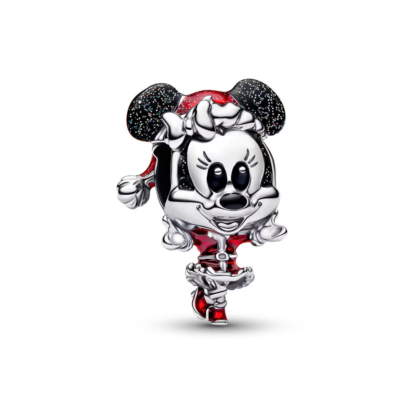 Disney Minnie Mouse Holiday Charm S925 Sterling Silver