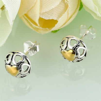 My True Love Sterling Silver stud Earrings