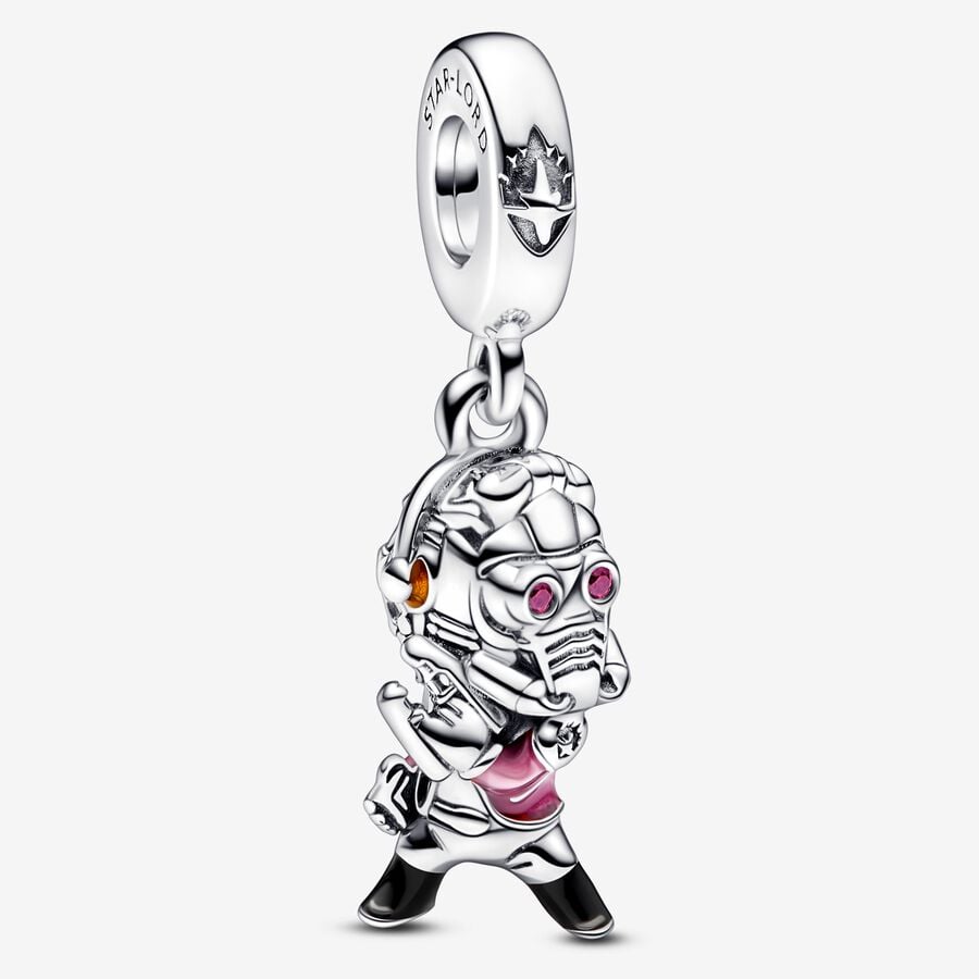 Marvel Guardians of the Galaxy Star-Lord Dangle Charm S925 Sterling Silver
