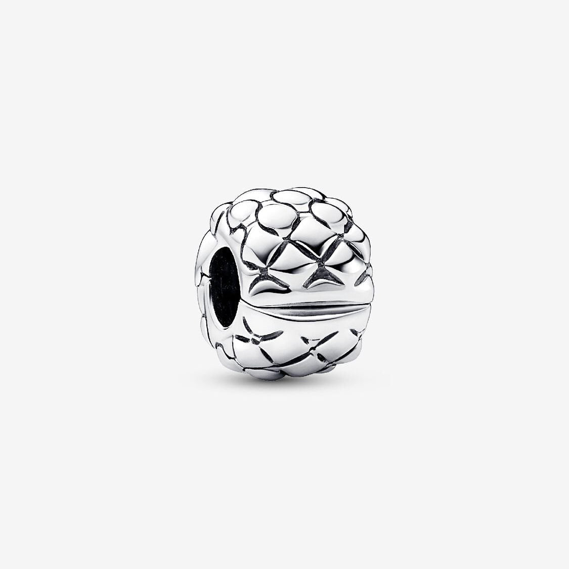 Studded Clip Charm S925 Sterling Silver