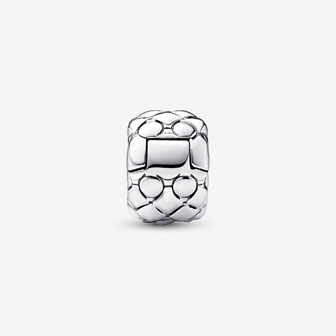 Studded Clip Charm S925 Sterling Silver